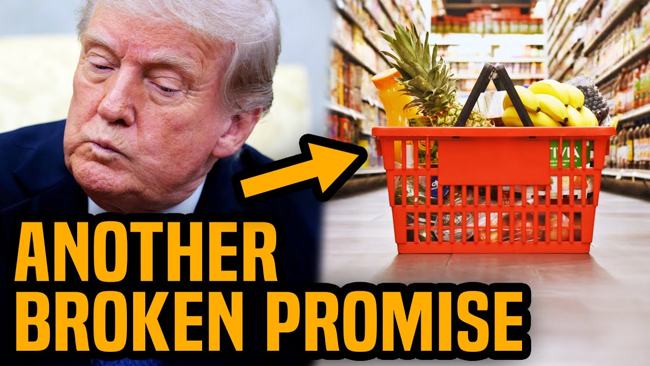 Groceries going UP, train wreck for Trump