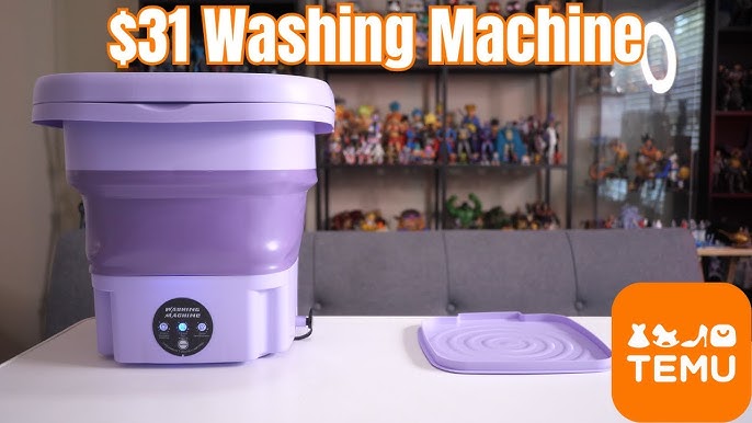 Mini Folding Washing Machine Portable Washing Machine Small - Temu