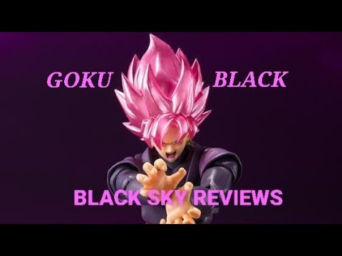 Review GOKU BLACK SH Figuarts Dragon Ball Super - SSJ Rosé - Bandai boneco  brinquedo em português 