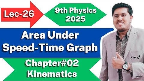 Area Under Speed-Time Graph | Class 9th Physics New Book 2025 | Ch. 2 | PCTB | Kinematics