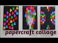 beautiful paper painting collage | papercraft