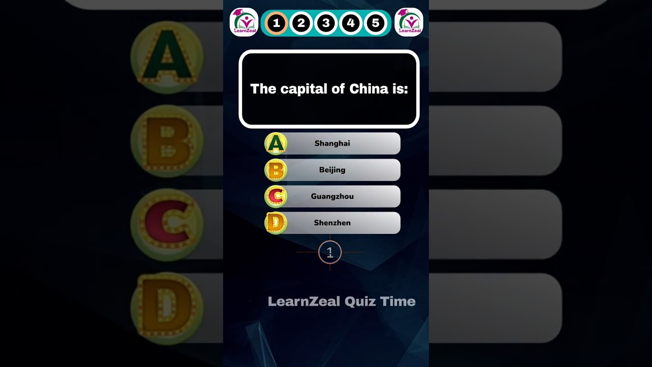 🌍 Capitals of the World Quiz – Part 5 | Guess the Country Capitals Challenge 🧠 | GK 