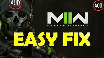 How to fix Modern Warfare 2 crashing pc - One fast method that might help