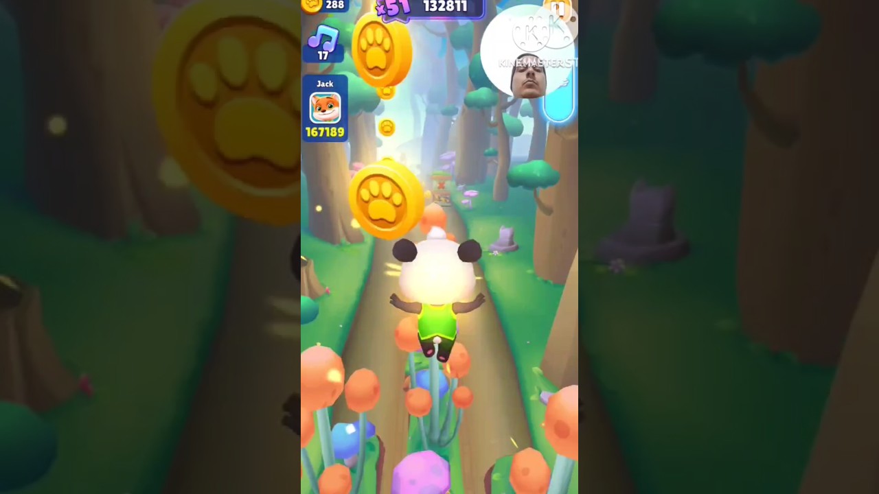 Running pet game video no - 417 @cuteanimal363