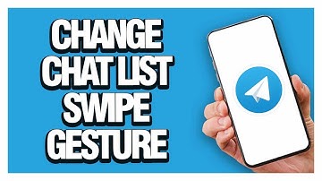 How To Change And Edit Chat List Swipe Gesture On Telegram App ( Tutorial ) Easy