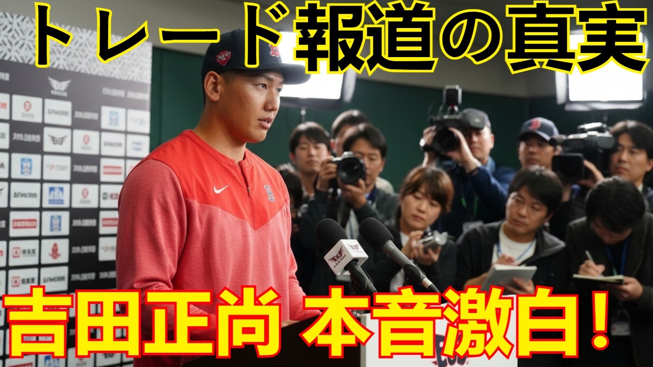 【MLB】吉田正尚がレッドソックスでの「トレード報道」に初めて語った本音！移籍の舞台裏と冷静分析の真実「双方の合意が必要」