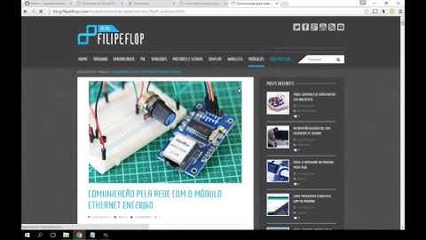 Como Ler uma Entrada Analógica com Arduino, Elipse E3 Supervisório e ModbusTcp (André Sarmento)