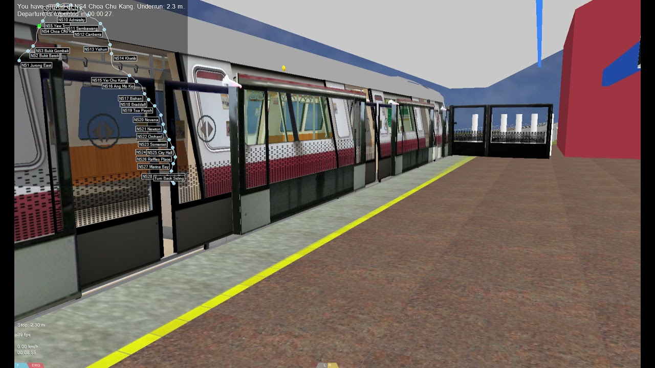 SMB142J's SMRT C651 Entering and Leaving Chua Chu Kang Int