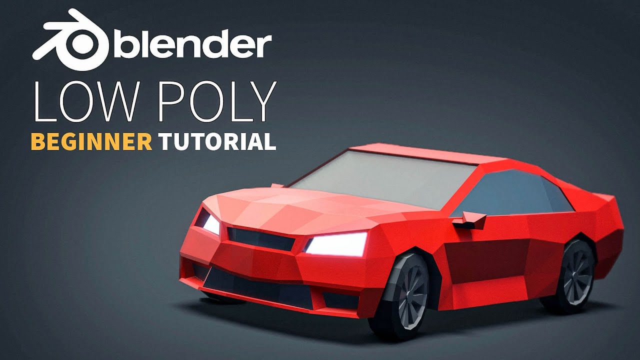 Low Poly Vehicles, Easy Beginner