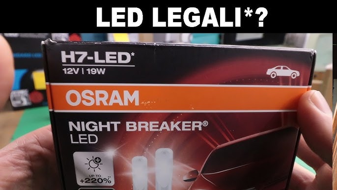 Lampadina LED Auto Night Breaker LED Plug&Play H7 12V 19W Osram
