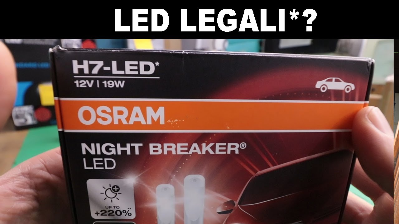 Test lampade OSRAM NIGHT BREAKER LED: le retrofit omologate e legali