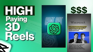 How To Make High PAYING 3D REELS In CAPCUT 2025 Tutorial | Viral Reel Using Capcut