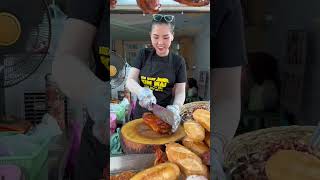 "Immersive ASMR Experience: Discovering Vietnam's Roast Pork Seller - VietNamse Food - ASMR