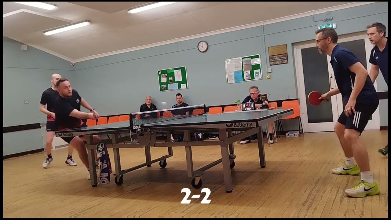 2023 Norwich Table Tennis League Handicap final Wensum A vs Returners A