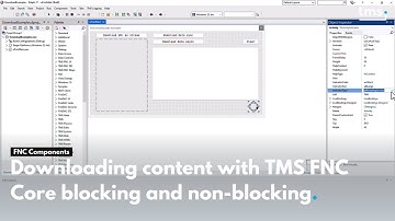Downloading content with TMS FNC Core blocking and non-blocking