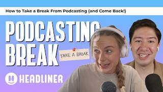 How to Prep and Take a Break from Podcasting (and Come Back Stronger!) #podcastingtips screenshot 1