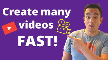 Ridiculously FAST way to create Hundreds of Marketing Videos (without burning out)