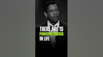 Er zijn 10 krachtige waarheden in het leven 😞 - Denzel Washington #motivatie #citaten #denzelwash...