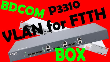 make VLAN for new user or box and ONU setup in TAG mode in BDCOM P3310 OLT and Mikrotik CCR