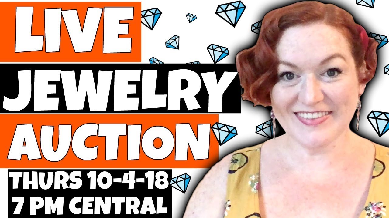 Live Jewelry Auction Youtube Jewelry Sales Online Silver Jewelry