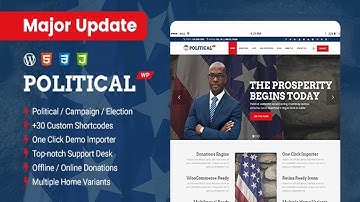 PoliticalWP - Political Campaign WordPress Theme Free Download