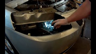 2009 Pontiac G6 3.5L Thermostat Replacement (by removing headlamp)