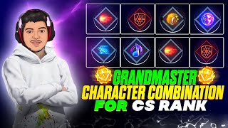 Best character combination for GRANDMASTER in  cs rank | cs rank push glitch tips and tricks