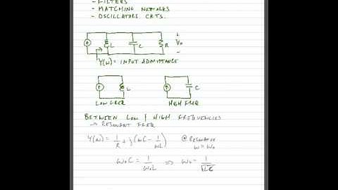 ECE 3110 - Lecture 22 - Part 1 - RLC Circuits