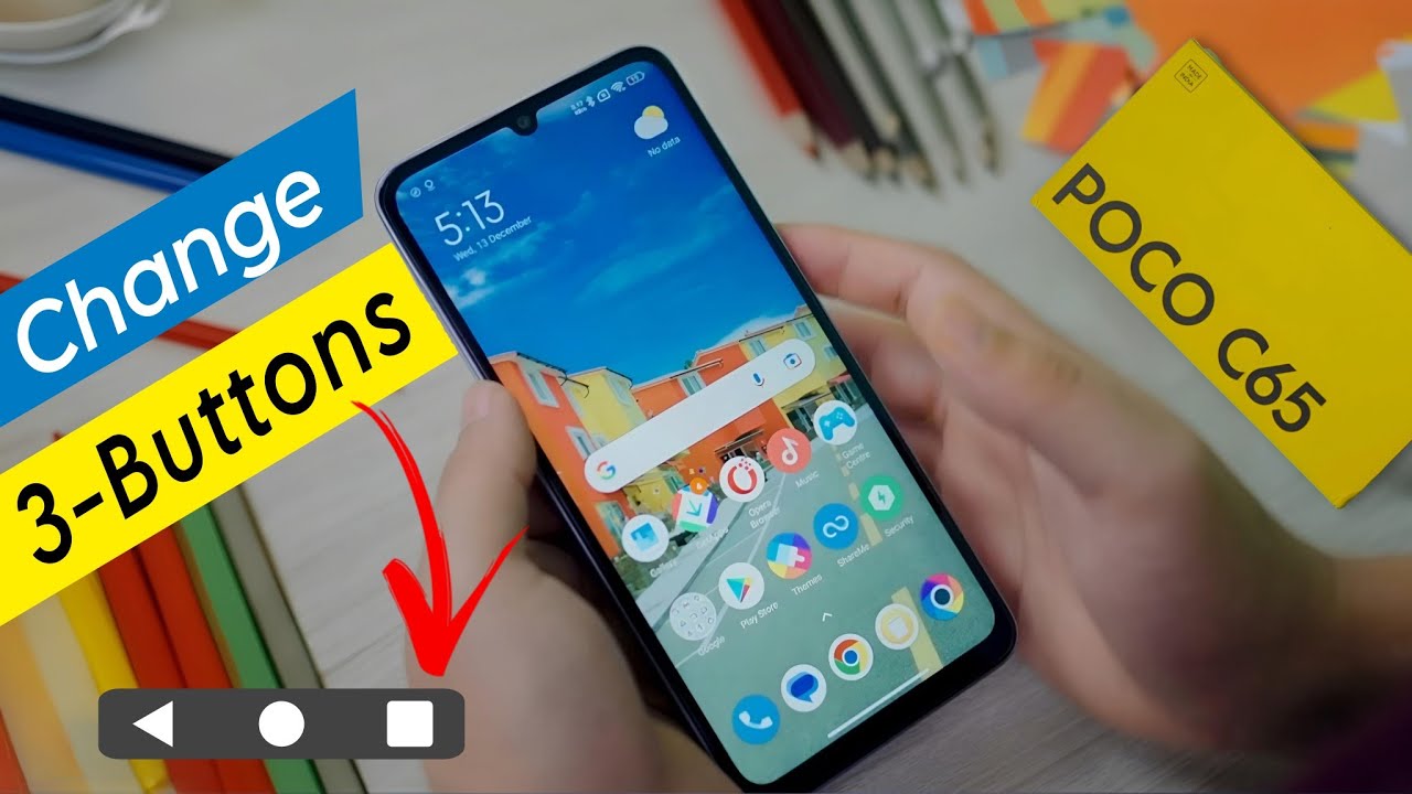 How to POCO C65 Navigation Button Change | Poco C65 Navigation Back Button Settings