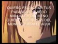 QUEDATE AQUI- gema con letra