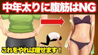 【たった40秒】中年太りには起き上がらない腹筋が一番効果あります！