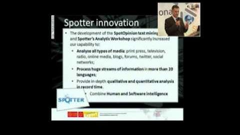 [EN] Spotter - Text mining and sentiment analysis for cross media analysis