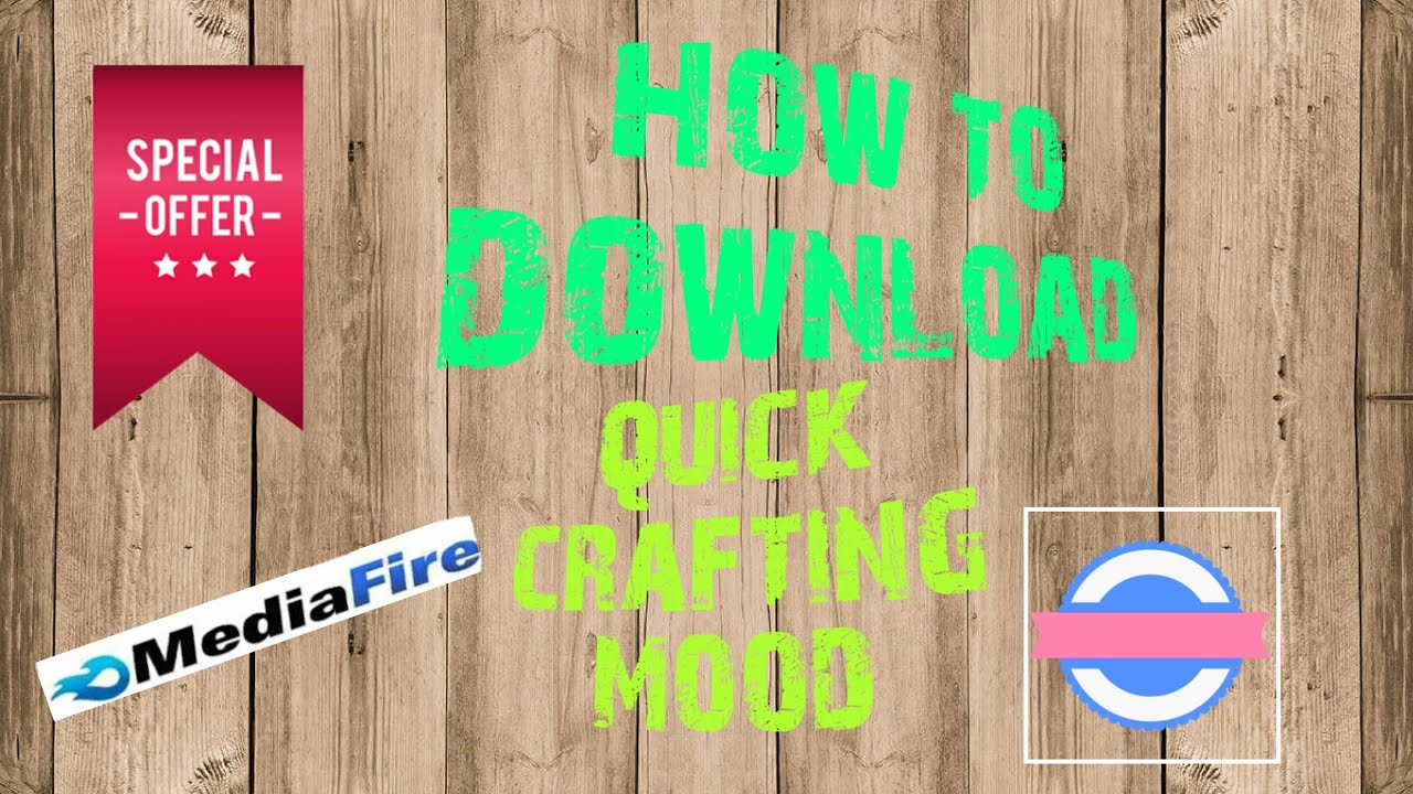 How to download Quick crafting mod by God of survival - YouTube