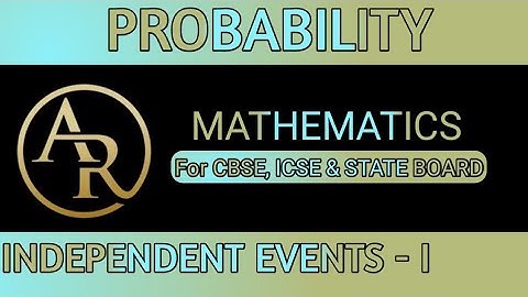 probability class 12 || independent events probability class 12 || rd sharma ||ex31.4 || amit ranjan