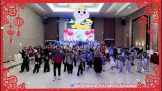 《YES蛇》2025新年歌 | Zumba Fitness | 尊巴舞蹈版 | 3P x 薛家燕 x 暴牙菇 |  AZ DANCE FITNESS STUDIO | CNY DANCE