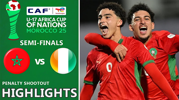 Morocco vs Ivory Coast Highlights + PENALTY SHOOTOUT |SEMI-FINALS U17 AFRICA CUP OF NATION 16-4-2025