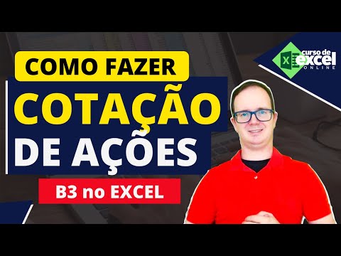 Cotação de Ações da Bolsa de Valores no Excel