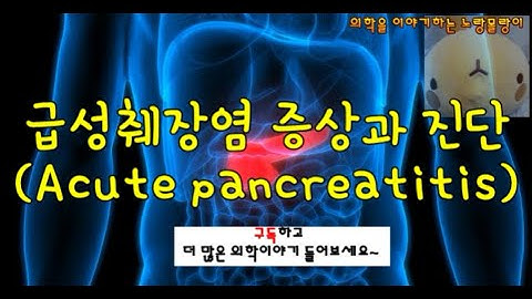 급성이자염(급성췌장염, acute pancreatitis)의 증상과 검사소견