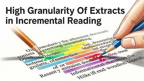 High Granularity Of Extracts in Incremental Reading