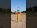 Giant Ice Cream with Orbeez and popular sodas #shorts