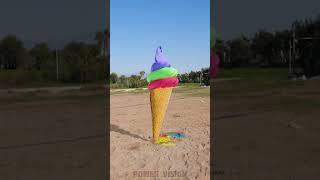 Giant Ice Cream With Orbeez And Popular Sodas #Shorts