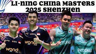 (MD~QF) Carnando/Maulana (INA) VS Aaron/Soh (MAS) | China Masters 2025 Badminton