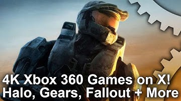 4K Xbox 360 Games Tested on Xbox One X! Halo 3, Gears 3, Fallout 3, Assassin