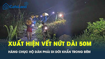 Đà Nẵng: Xuất hiện vết nứt dài 50m trên sườn núi, hàng chục hộ dân phải di dời khẩn trong đêm