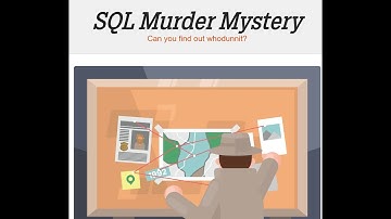 PLAYING SQL Murder Mystery!