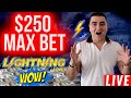 $250 Spin JACKPOTS On Lightning Link - Slot Las Vegas HUGE WINS