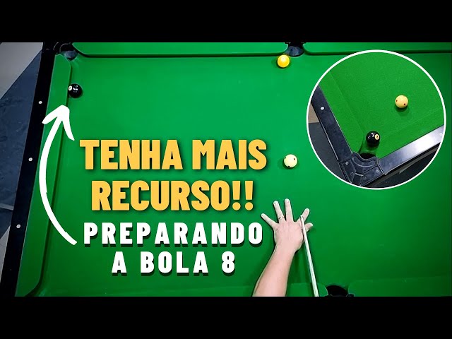 Como descontar o EFEITO em bola de reta!! 🔥🎱 