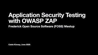 Application Security Testing with OWASP ZAP screenshot 5