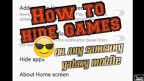 How to hide apps on  samsung  galaxy j4,j5,j6 mobile ,new 2020