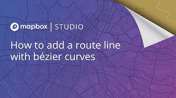 How to add a route line with bezier curves in Mapbox Studio